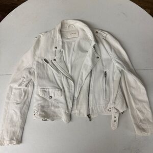 White Leather jacket
